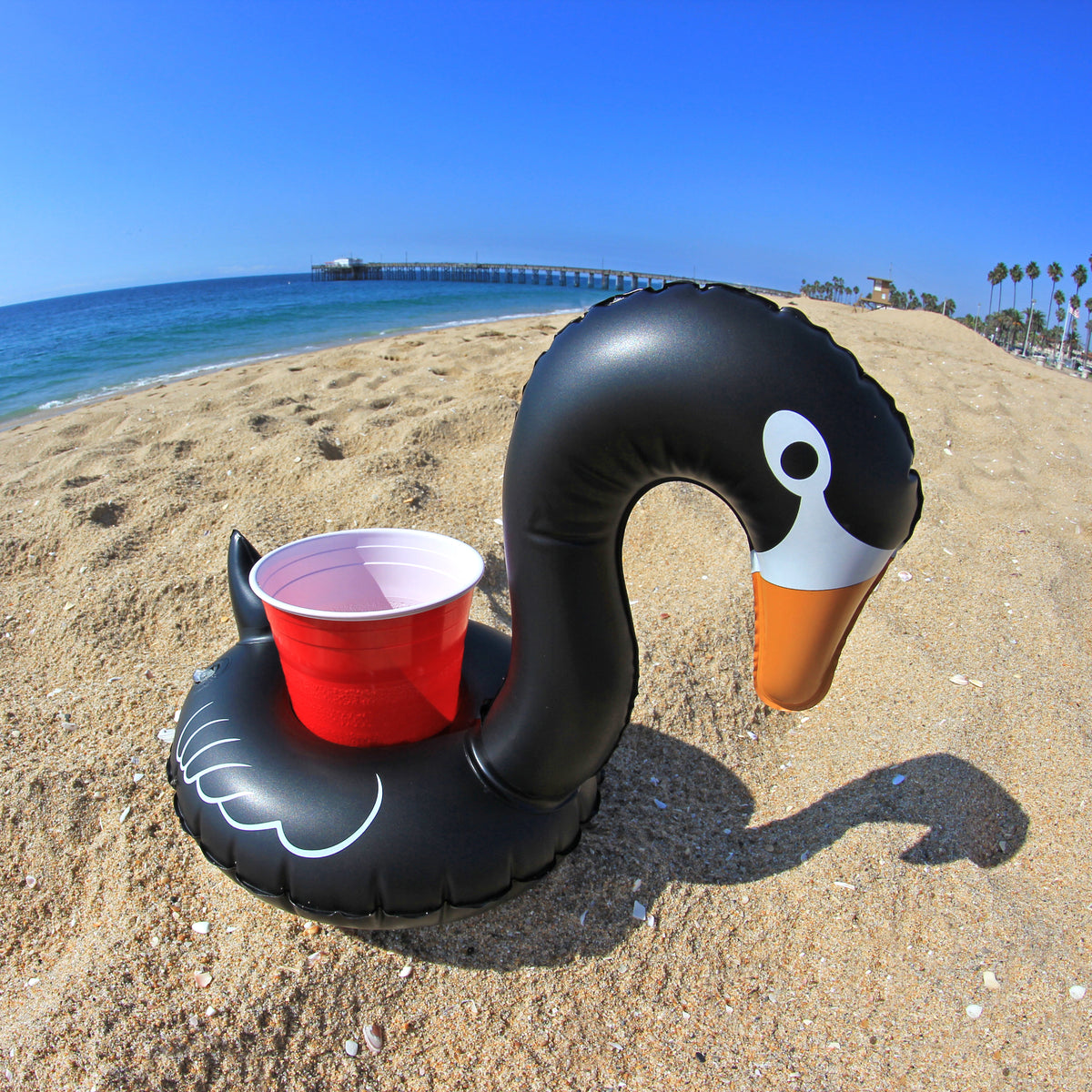 GoFloats Inflatable Drink Holders 3-Pack - Black Swan – GoPong