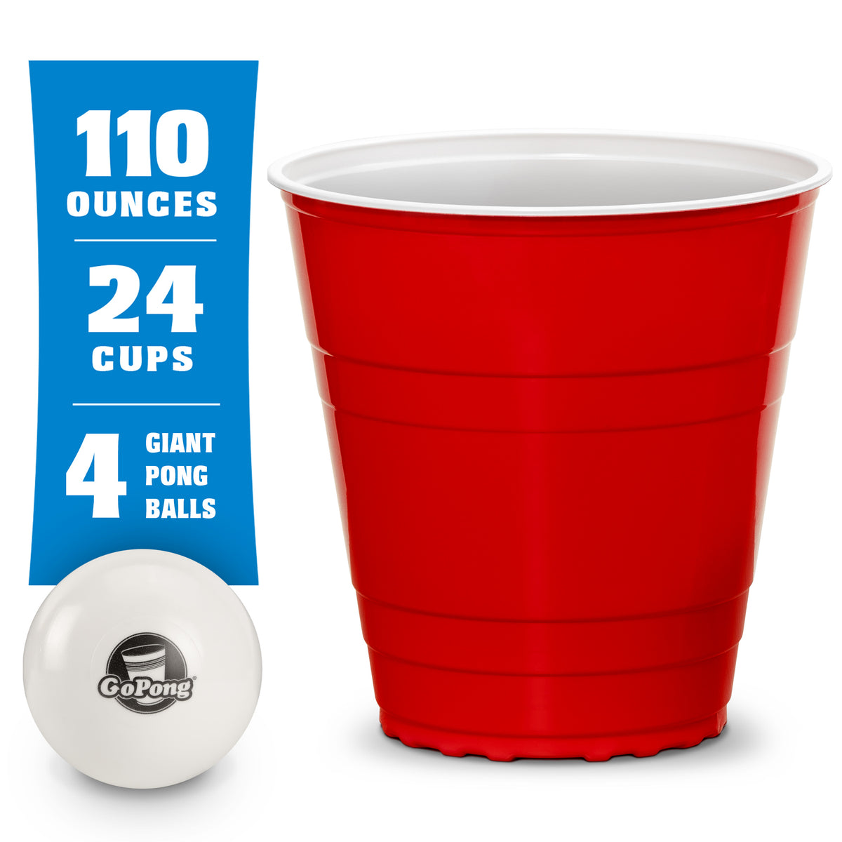 Gobig 110oz Giant Red Party Cups 24 Pack Gopong 8659