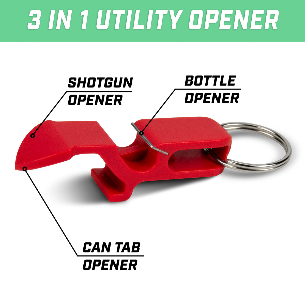Portable Beer Hole Opener Innovative Shotgun Tool with Built in
