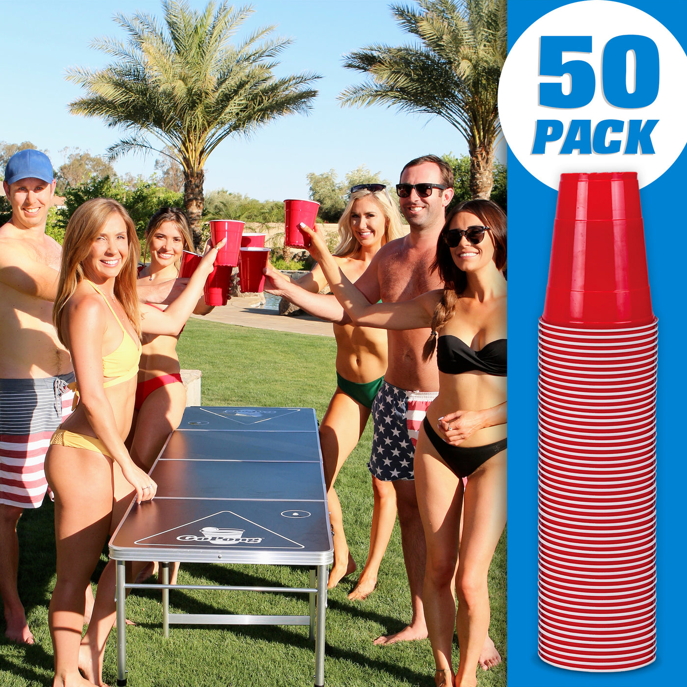 GoPong 6oz Red Party Cups 160 Pack - Great for Parties, Tasting Flights and  Games,6 Oz(Pack of 160)